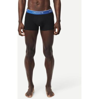 Boxer Lacoste Stretch Coton noir bleu blanc (3 unités) - M - Publicité Boxer Lacoste Stretch Coton noir bleu blanc (3 unités) - M - Publicité