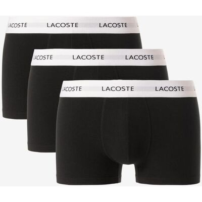 Boxer Lacoste Court noir intense blanc (3 unités) - L - Publicité Boxer Lacoste Court noir intense blanc (3 unités) - L - Publicité