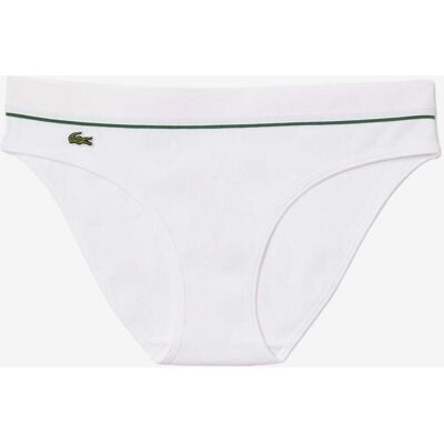 Culotte Lacoste Canale Crocodile blanc - XS - Publicité Culotte Lacoste Canale Crocodile blanc - XS - Publicité