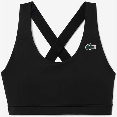Soutien-gorge Lacoste Sport Logo Medium Support noir intense - S - Publicité Soutien-gorge Lacoste Sport Logo Medium Support noir intense - S - Publicité