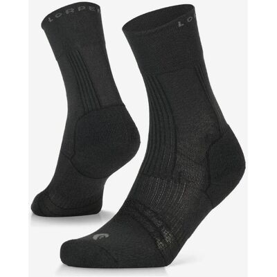 Chaussettes Lorpen PRTC Pro Trail Run Crew noir grisâtre - L - Publicité Chaussettes Lorpen PRTC Pro Trail Run Crew noir grisâtre - L - Publicité