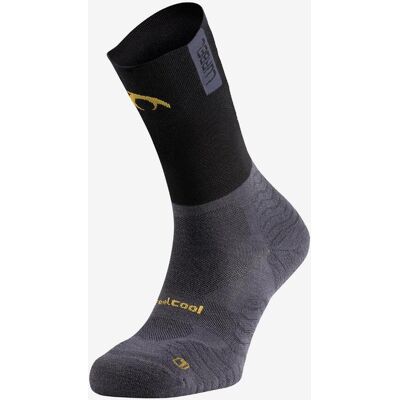 Chaussettes Lurbel Rise Five gris marengo noir - XL - Publicité Chaussettes Lurbel Rise Five gris marengo noir - XL - Publicité