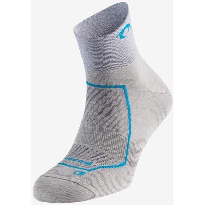 Chaussettes Lurbel Race Three gris glace bleu vif - L - Publicité Chaussettes Lurbel Race Three gris glace bleu vif - L - Publicité