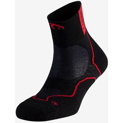 Chaussettes Lurbel Desafio Three noir intense rouge - S - Publicité Chaussettes Lurbel Desafio Three noir intense rouge - S - Publicité