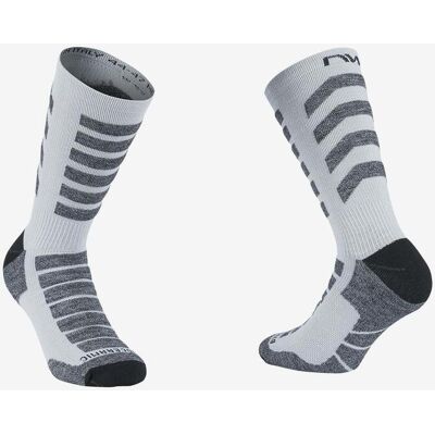 Chaussettes Northwave Husky Ceramic High gris clair - S - Publicité Chaussettes Northwave Husky Ceramic High gris clair - S - Publicité