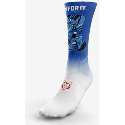 Chaussettes Otso Popeye & Olive blanc profond rouge - XS-S - Publicité Chaussettes Otso Popeye & Olive blanc profond rouge - XS-S - Publicité