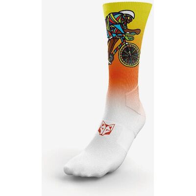 Chaussettes Otso Time to tri jaune foncé orange - L-XL - Publicité Chaussettes Otso Time to tri jaune foncé orange - L-XL - Publicité