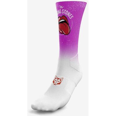 Chaussettes Otso Stones violettes et blanches. - L-XL - Publicité Chaussettes Otso Stones violettes et blanches. - L-XL - Publicité