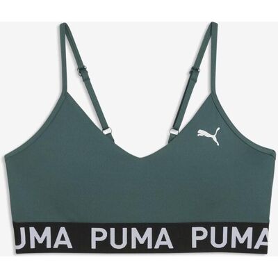 Brassière Puma Move Strong vert grisâtre noir femme - XS - Publicité Brassière Puma Move Strong vert grisâtre noir femme - XS - Publicité
