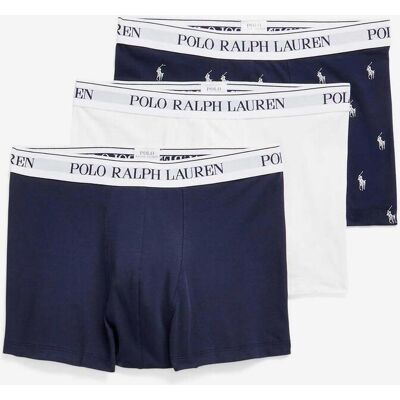 Boxer Ralph Lauren Classic Stretch bleu marine blanc (3 unités) - L - Publicité Boxer Ralph Lauren Classic Stretch bleu marine blanc (3 unités) - L - Publicité