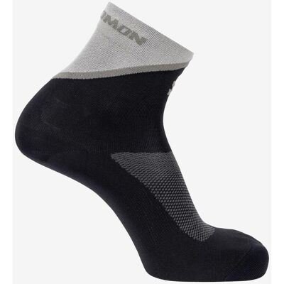 Chaussettes Salomon Pulse Ankle noir gris - 36-38 - Publicité Chaussettes Salomon Pulse Ankle noir gris - 36-38 - Publicité