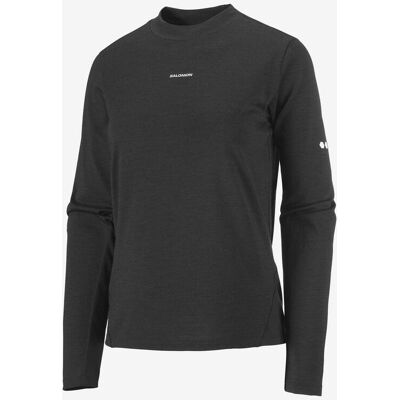T-shirt manches longues Salomon Sense Merino noir femme - XL - Publicité T-shirt manches longues Salomon Sense Merino noir femme - XL - Publicité