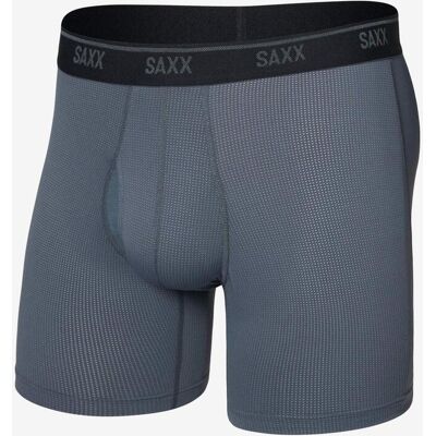 Boxer SAXX Quest en maille à séchage rapide gris bleuâtre - XS - Publicité Boxer SAXX Quest en maille à séchage rapide gris bleuâtre - XS - Publicité