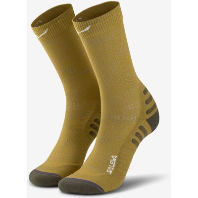 Chaussettes Salewa Pedroc Crew moutarde gris foncé - 45-47 - Publicité Chaussettes Salewa Pedroc Crew moutarde gris foncé - 45-47 - Publicité