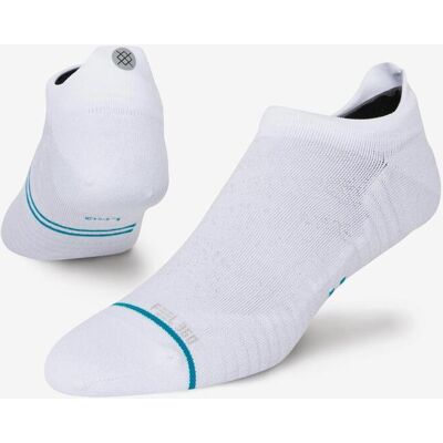 Chaussettes Ultra Light Cushion Stance blanc bleu turquoise - M - Publicité Chaussettes Ultra Light Cushion Stance blanc bleu turquoise - M - Publicité