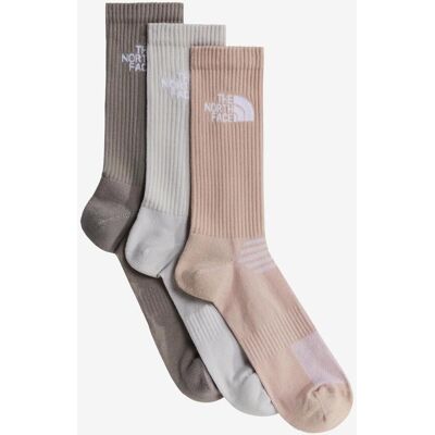 Chaussettes Multisport Cush Crew The North Face marron gris clair beige (3 paires) - L - Publicité Chaussettes Multisport Cush Crew The North Face marron gris clair beige (3 paires) - L - Publicité