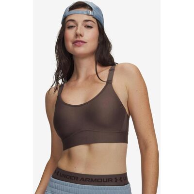 Brassière de sport Under Armour Infinity Mid 2.0 marron foncé - XL - Publicité Brassière de sport Under Armour Infinity Mid 2.0 marron foncé - XL - Publicité
