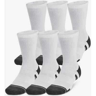 Chaussettes Under Armour Perf Tech Crew blanc noir (3 paires) - XL - Publicité Chaussettes Under Armour Perf Tech Crew blanc noir (3 paires) - XL - Publicité