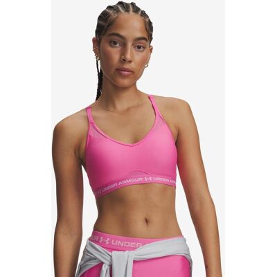 Brassière Under Armour Crossback Low rose fuchsia femme - S - Publicité Brassière Under Armour Crossback Low rose fuchsia femme - S - Publicité