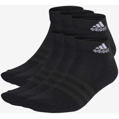 Chaussettes adidas Cushioned Sportswear noir pur (6 paires) - S - Publicité Chaussettes adidas Cushioned Sportswear noir pur (6 paires) - S - Publicité