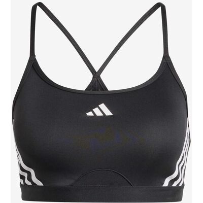 Soutien-gorge adidas Aeroreact Training Light-Support 3S noir blanc - XXS-B - Publicité Soutien-gorge adidas Aeroreact Training Light-Support 3S noir blanc - XXS-B - Publicité