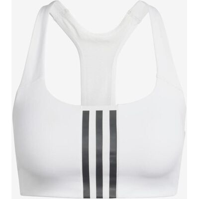 Soutien-gorge adidas Powerimpact Training Medium-Support 3 bandes blanc pur femme - L-AB - Publicité Soutien-gorge adidas Powerimpact Training Medium-Support 3 bandes blanc pur femme - L-AB - Publicité