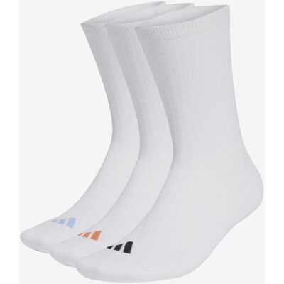 Chaussettes adidas Essentials blanc orange bleu (3 paires) - S - Publicité Chaussettes adidas Essentials blanc orange bleu (3 paires) - S - Publicité
