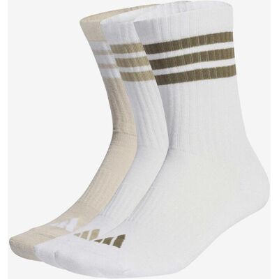 Chaussettes adidas 3-Stripes Cushioned Sportswear Crew blanc pur vert 3 paires - XL - Publicité Chaussettes adidas 3-Stripes Cushioned Sportswear Crew blanc pur vert 3 paires - XL - Publicité