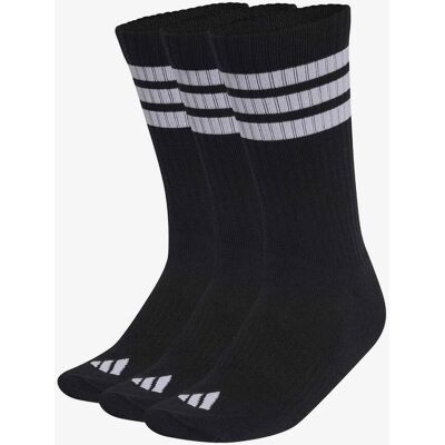 Chaussettes adidas 3-Stripes Cushioned Sportswear Crew noir pur blanc 3 paires - S - Publicité Chaussettes adidas 3-Stripes Cushioned Sportswear Crew noir pur blanc 3 paires - S - Publicité