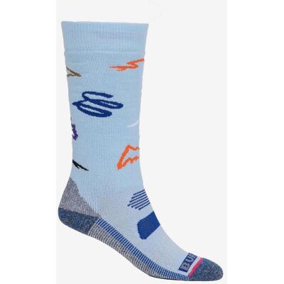Chaussettes Burton Performance Midweight bleu ciel pour enfant - S-M - Publicité Chaussettes Burton Performance Midweight bleu ciel pour enfant - S-M - Publicité