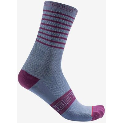 Chaussettes Castelli Superleggera 12 bleu clair lilas femme - S-M - Publicité Chaussettes Castelli Superleggera 12 bleu clair lilas femme - S-M - Publicité