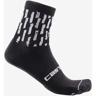 Chaussettes Castelli Aero Pro 9 noir blanc femme - S-M - Publicité Chaussettes Castelli Aero Pro 9 noir blanc femme - S-M - Publicité