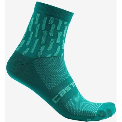 Chaussettes Castelli Aero Pro 9 vert turquoise femme - S-M - Publicité Chaussettes Castelli Aero Pro 9 vert turquoise femme - S-M - Publicité