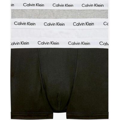 Boxer Calvin Klein Low gris blanc noir (3 unités) - L - Publicité Boxer Calvin Klein Low gris blanc noir (3 unités) - L - Publicité