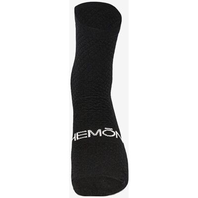 Chaussettes Hemon Socks Fedaia - Noir - Chaussettes - Cyclisme - Publicité Chaussettes Hemon Socks Fedaia - Noir - Chaussettes - Cyclisme - Publicité