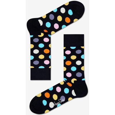 Chaussettes Happy Socks Big Dot noir - 41-46 - Publicité Chaussettes Happy Socks Big Dot noir - 41-46 - Publicité