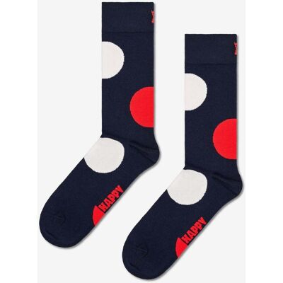 Chaussettes Happy Socks Jumbo Dot noir rouge blanc - 36-40 - Publicité Chaussettes Happy Socks Jumbo Dot noir rouge blanc - 36-40 - Publicité