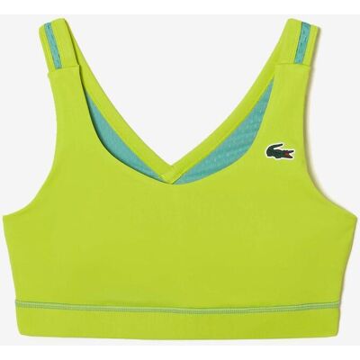 Brassière Lacoste Sport Ultra Dry vert jaune - XS - Publicité Brassière Lacoste Sport Ultra Dry vert jaune - XS - Publicité