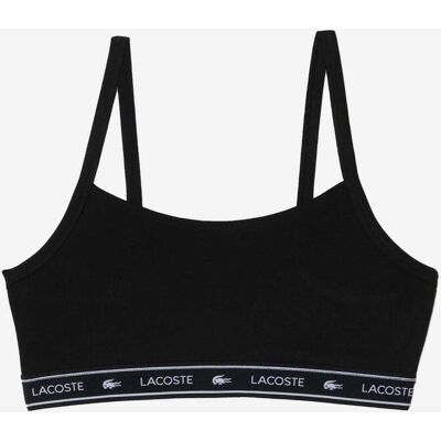 Soutien-gorge Lacoste Simply Logo noir - XL - Publicité Soutien-gorge Lacoste Simply Logo noir - XL - Publicité