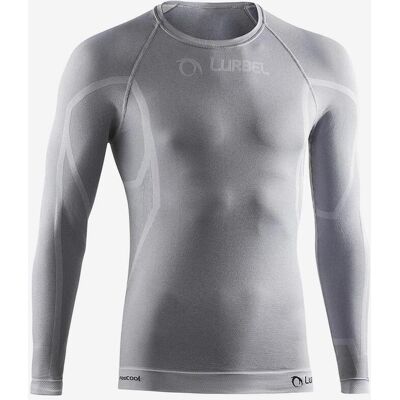 Maillot de corps Lurbel Oxigeno manche longue gris - M - Publicité Maillot de corps Lurbel Oxigeno manche longue gris - M - Publicité