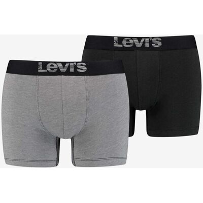 Levis Boxer Levi's Optical Illusion Organic Cotton gris noir (2 unités) - S - Publicité Levis Boxer Levi's Optical Illusion Organic Cotton gris noir (2 unités) - S - Publicité