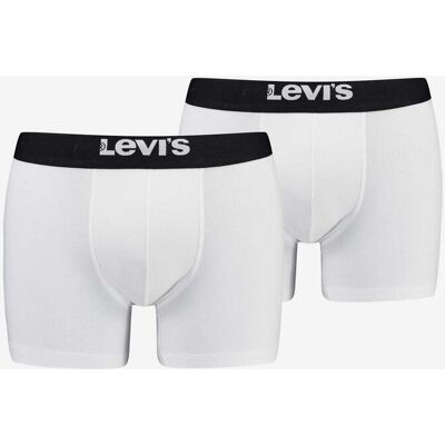 Levis Boxer Levi's Solid Basic Organic Cotton Stripe blanc noir (2 unités) - L - Publicité Levis Boxer Levi's Solid Basic Organic Cotton Stripe blanc noir (2 unités) - L - Publicité