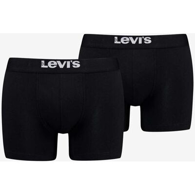 Levis Boxer Levi's Solid Basic Organic Cotton Stripe noir (2 unités) - S - Publicité Levis Boxer Levi's Solid Basic Organic Cotton Stripe noir (2 unités) - S - Publicité