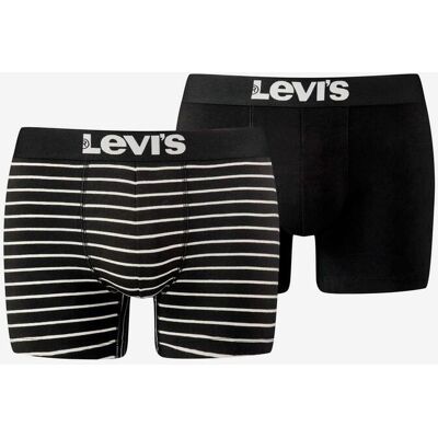 Levis Boxer Levi's Vintage Stripes noir blanc (2 unités) - XXL - Publicité Levis Boxer Levi's Vintage Stripes noir blanc (2 unités) - XXL - Publicité