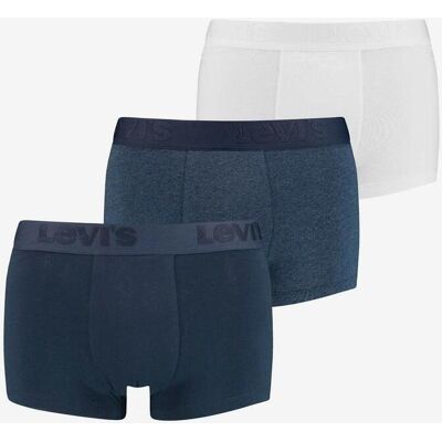 Levis Boxer Levi's Premium bleu foncé bleu délavé blanc (3 unités) - M - Publicité Levis Boxer Levi's Premium bleu foncé bleu délavé blanc (3 unités) - M - Publicité