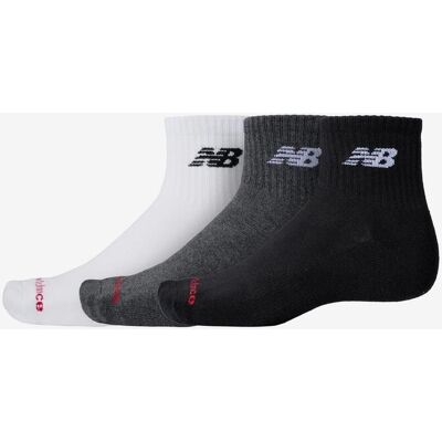 Chaussettes New Balance Everyday Ankle 3 noir gris blanc (3 paires) - M - Publicité Chaussettes New Balance Everyday Ankle 3 noir gris blanc (3 paires) - M - Publicité