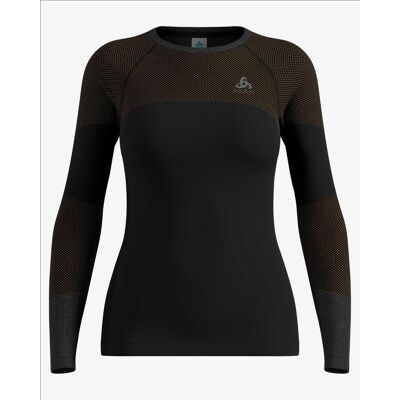 T-shirt thermique Odlo Performance Warm manches longues noir pur femme - XL - Publicité T-shirt thermique Odlo Performance Warm manches longues noir pur femme - XL - Publicité