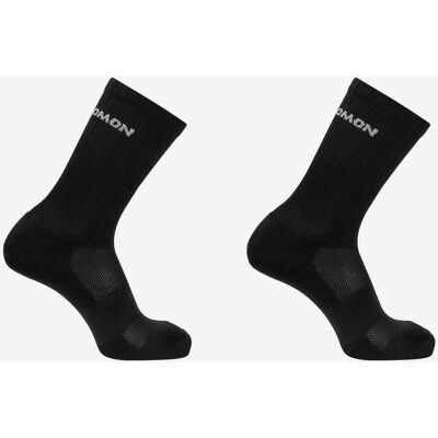 Chaussettes Salomon Evasion Crew 2-Pack noir - XL - Publicité Chaussettes Salomon Evasion Crew 2-Pack noir - XL - Publicité