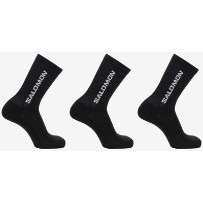 Chaussettes Salomon Everyday Crew 3-Pack noir - XL - Publicité Chaussettes Salomon Everyday Crew 3-Pack noir - XL - Publicité