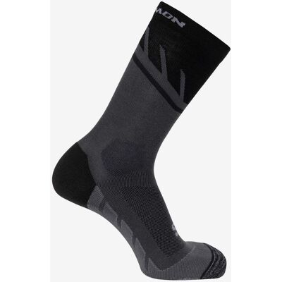 Chaussettes Salomon Speedcross Crew gris foncé - M - Publicité Chaussettes Salomon Speedcross Crew gris foncé - M - Publicité